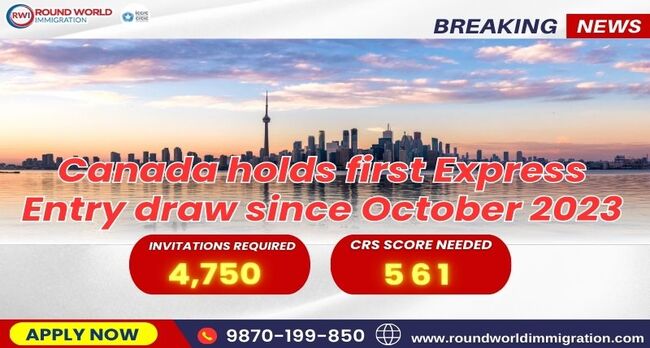 Canada Holds First Express Entry Draw In A Month